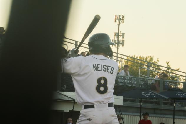 Fond du Lac Dock Spiders' Tyler Neises at bat