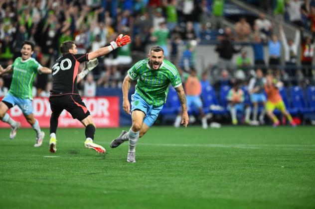 Seattle Sounders FC in action