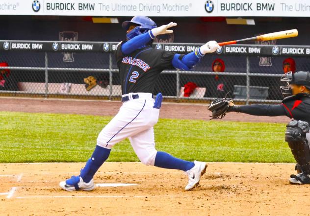 Luisangel Acuña of the Syracuse Mets