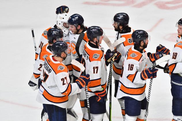 Greenville Swamp Rabbits on the ice