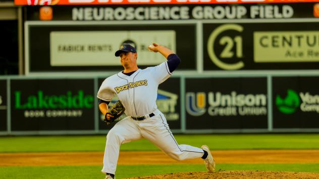 Fond du Lac Dock Spiders' Ethan Cole in action