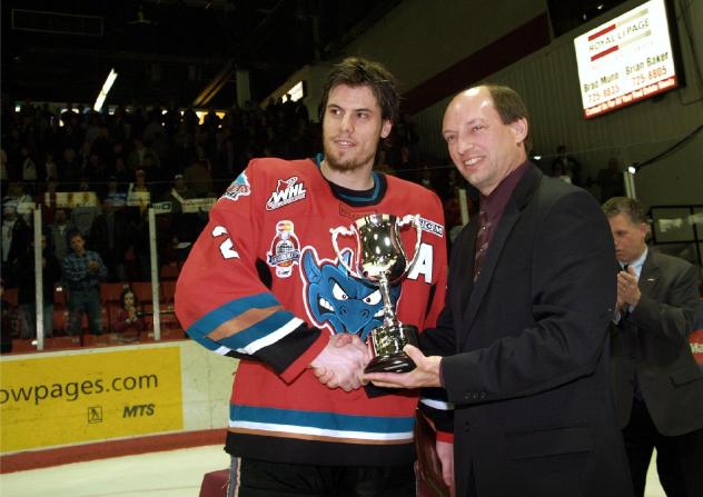 Shea Weber with the Kelowna Rockets