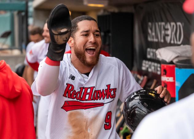 Fargo-Moorhead RedHawks outfielders Ismael Alcantara