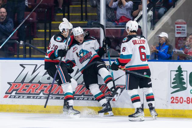 Kelowna Rockets celebrate