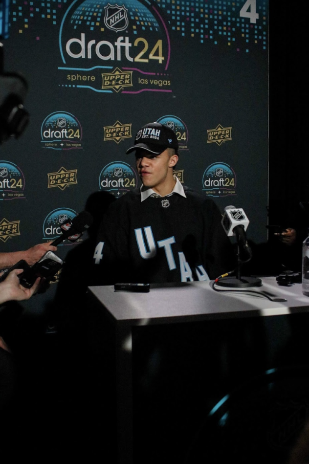Utah Hockey Club NHL Draft pick Kelowna Rockets' Tij Iginla