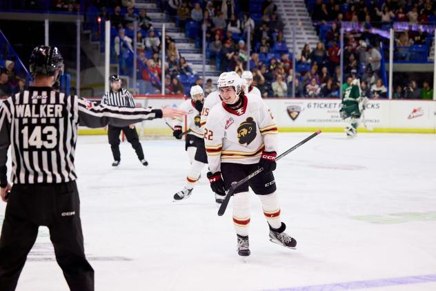 Vancouver Giants forward Tyler Thorpe