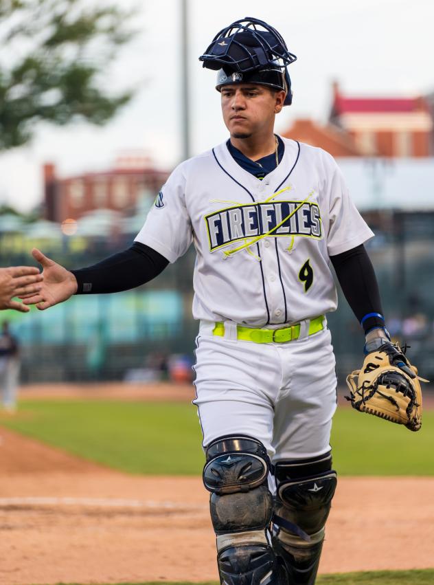 Columbia Fireflies catcher Dionmy Salon