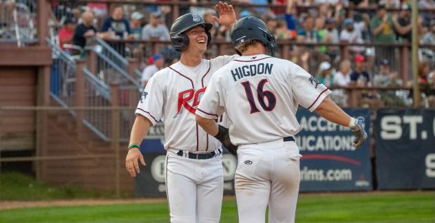 Carter Hanson and Ben Higdon of the St. Cloud Rox