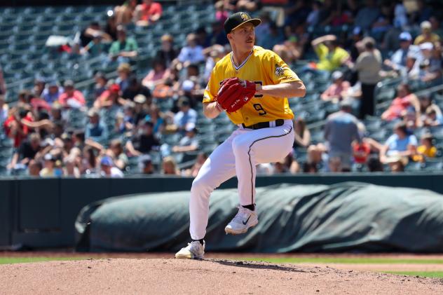Salt Lake Bees pitcher Ryan Miller
