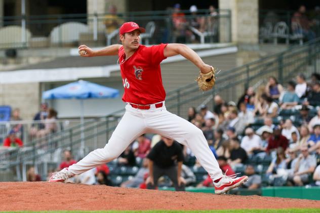Winnipeg Goldeyes pitcher Joey Matulovich