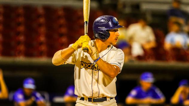 Fond du Lac Dock Spiders' Drew Barragan at bat