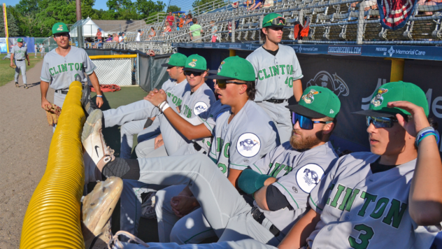 Clinton LumberKings on game night