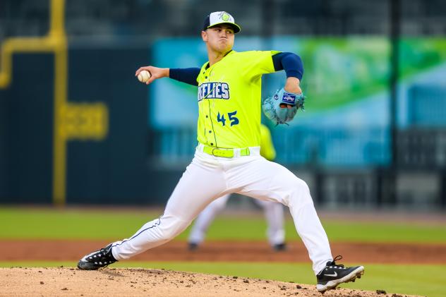 Columbia Fireflies' Blake Wolters in action