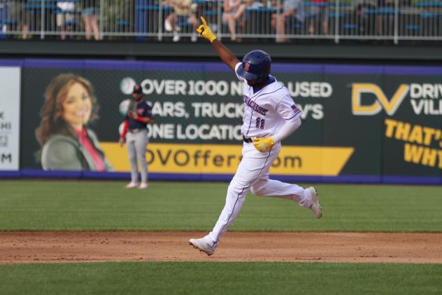 Syracuse Mets' Pablo Reyes on game night