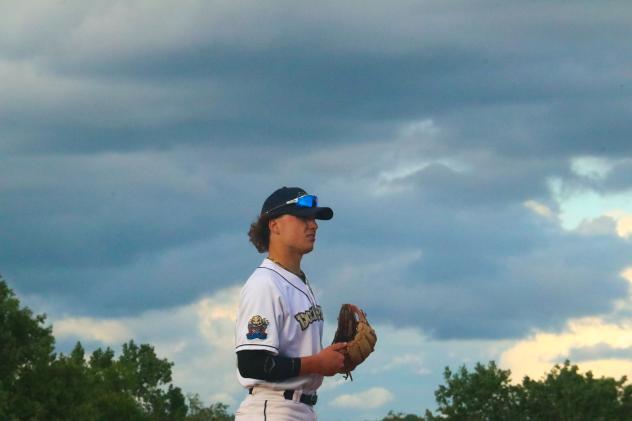 Fond du Lac Dock Spiders' Colton Angell on game night