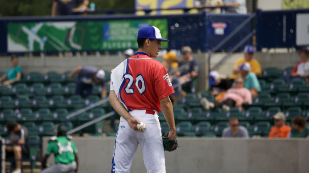 Green Bay Rockers pitcher Jake Toporek