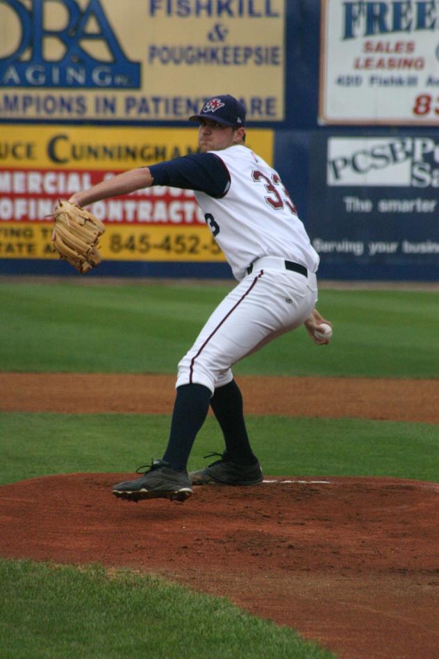 Former Hudson Valley Renegades pitcher Wade Davis