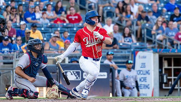 Tulsa Drillers' Dalton Rushing in action