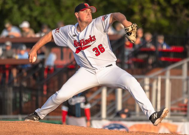 Fargo-Moorhead RedHawks pitcher Jake Dykhoff