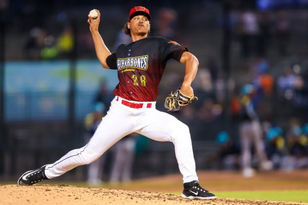 Columbia Fireflies' Luis Polanco in action