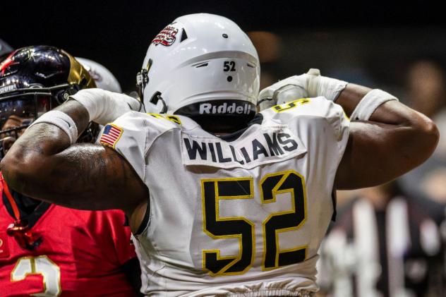 San Diego Strike Force offensive lineman Jonathan Williams