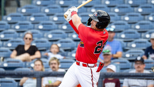 Mississippi Braves' Cade Bunnell at bat