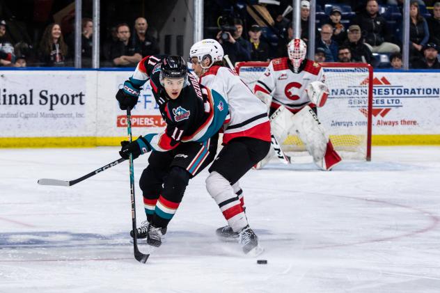 Kelowna Rockets forward Tij Iginla