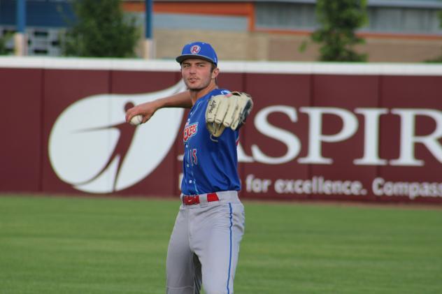 Green Bay Rockers infielder Lane Allen