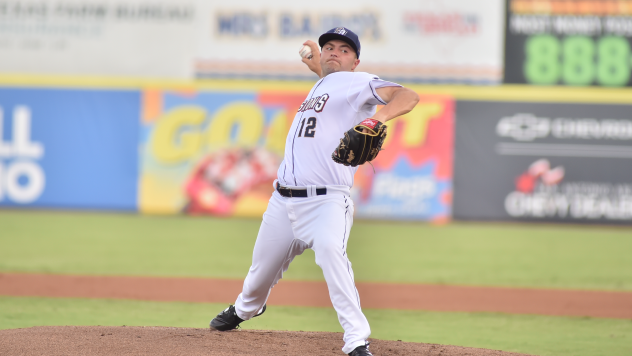 San Antonio Jared Kollar on the mound