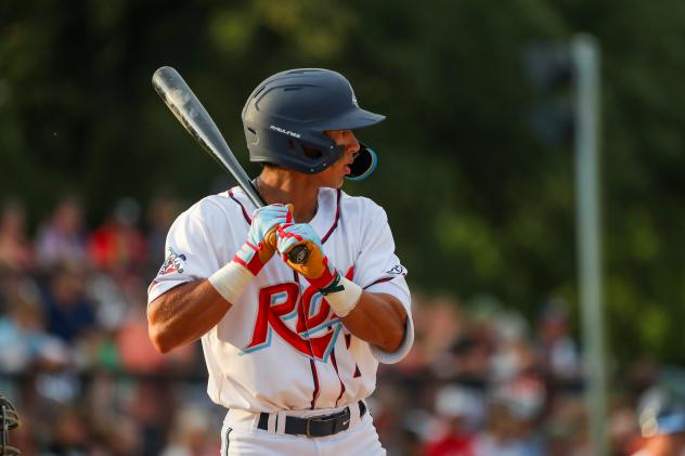 St. Cloud Rox' Jaylen Ziegler at bat