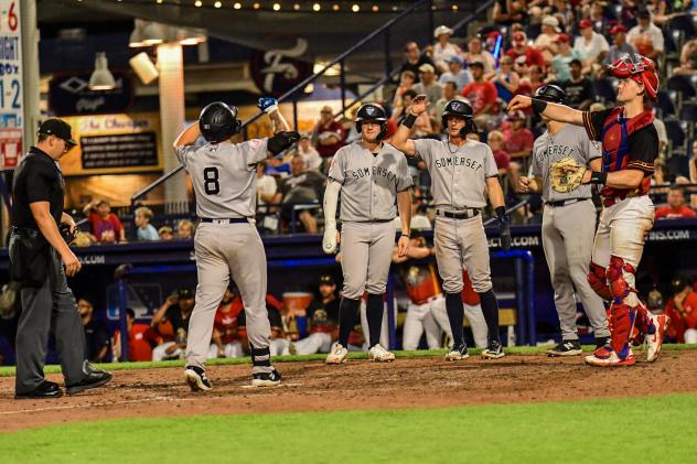 Somerset Patriots' Elijah Dunham on game night