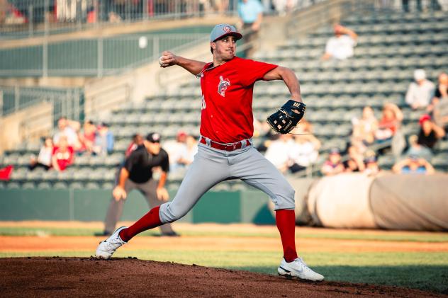 Winnipeg Goldeyes pitcher Zac Reininger