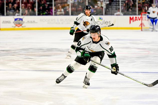 Utah Grizzlies forward Mick Messner