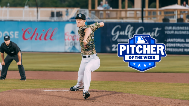 Biloxi Shuckers pitcher Jacob Misiorowski