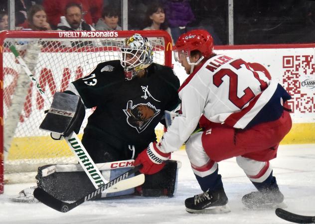 Allen Americans defenseman Justin Allen