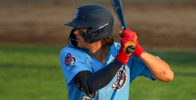 St. Cloud Rox' Sawyer Smith at bat