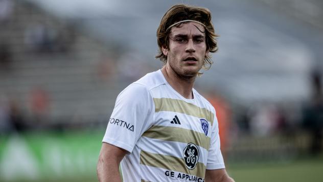 Louisville City FC outside back Aiden McFadden