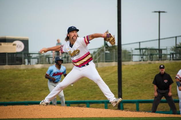 Cleburne Railroaders' Johnathon Tripp on the mound