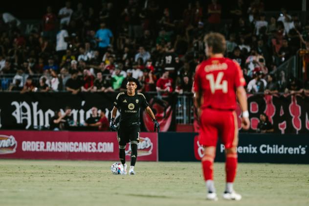 Phoenix Rising FC and El Paso Locomotive FC on game night