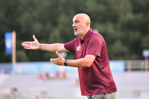 Detroit City FC Head Coach Danny Dichio pleads his case