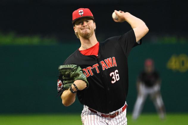 Ottawa Titans pitcher Billy Price