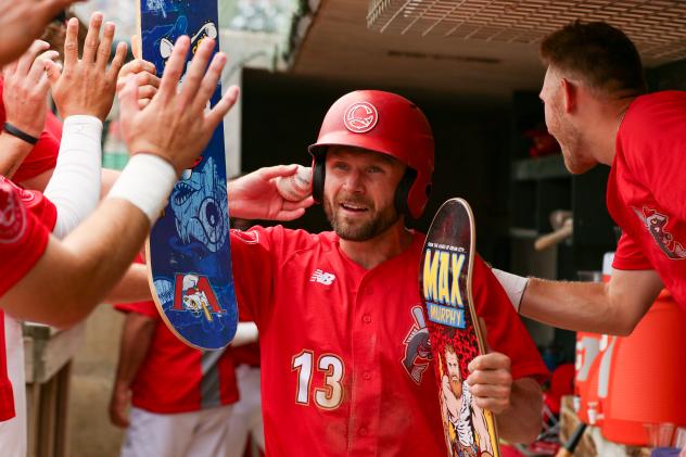 Max Murphy of the Winnipeg Goldeyes
