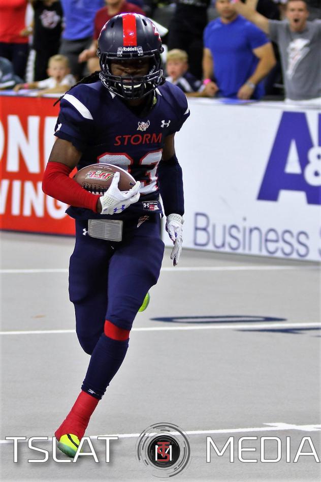 Wide receiver Mike Tatum with the Sioux Falls Storm