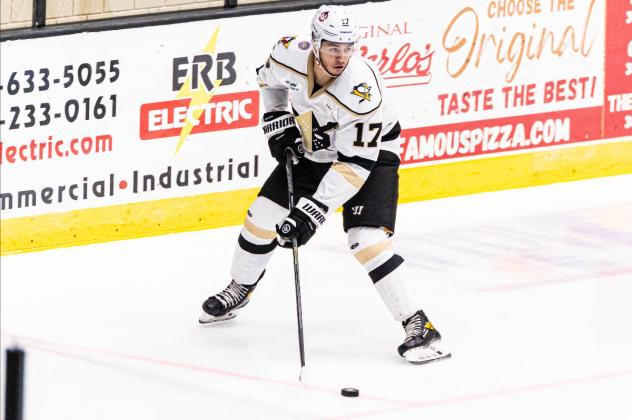 Wheeling Nailers defenseman Chris Ortiz