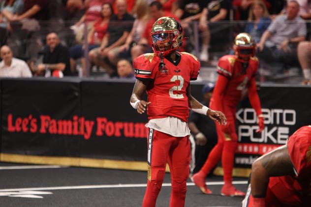 Vegas Knight Hawks quarterback Ja'Rome Johnson