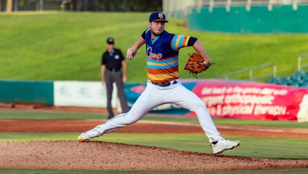 Montgomery Biscuits' Duncan Davitt on the mound