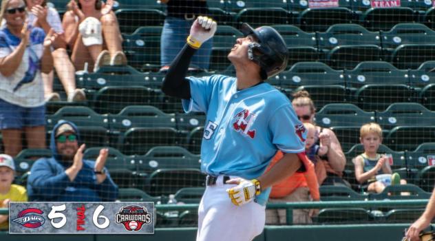 Hickory Crawdads outfielder Anthony Gutierrez