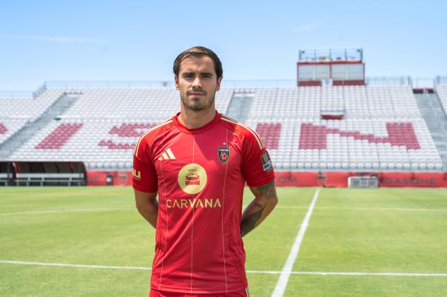 Phoenix Rising FC striker Tomás Ángel