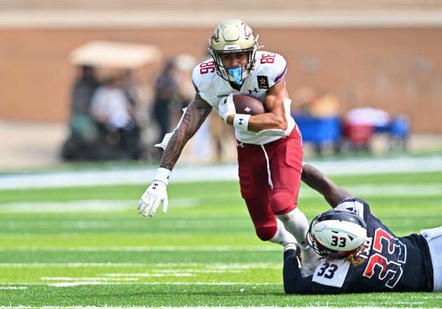 Michigan Panthers wide receiver Samson Nacua vs. the Houston Roughnecks