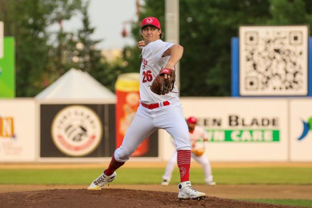 Winnipeg Goldeyes pitcher Zac Reininger